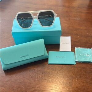 Tiffany & Co. White Sunglasses Accessories